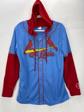 Saint Louis Cardinals Baseball Hoodie Adult Medium